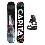 Placa Snowboard CAPiTA D.O.A. 2026 150 x Legaturi Snowboard CLEW Independence 1.0 2026 Black