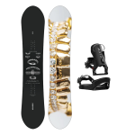 SET Placa Snowboard ENDEAVOR - Rover 2026 x Legaturi Snowboard CLEW Independence 1.0 2026 - Black