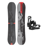 SET Placa Snowboard ENDEAVOR - Sentinal 2026 x Legaturi Snowboard UNION Men's 2026 FLITE Black