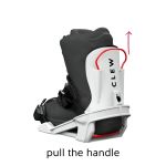 Legaturi Snowboard CLEW Freedom 1.0 White 2025 M TEST