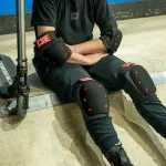 Protecii - CORE Set Protectie Skate 3-buc (Negru/Rosu)