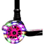 Trotineta Copii i-Glide 3 Wheel (Black/Pink) + Scaun Trotineta i-Glide 3 Wheel Scooter Seat (Negru)