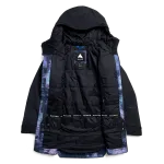 Geaca Snowboard BURTON -Women's - Reserve 2L Insulated - True Black/Crystal Dye