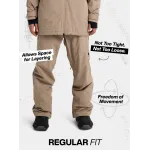 Pantaloni Snowboard BURTON - Men's Reserve 2L - True Black/Dried Moss