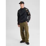 Hanorac BURTON - Men's - Crown Weatherproof Pullover Fleece - Seersucker Camo / True Black