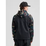 Hanorac BURTON - Men's - Crown Weatherproof Pullover Fleece - Seersucker Camo / True Black