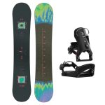 SET Placa Snowboard ENDEAVOR - BOD 2026 + Legaturi Snowboard CLEW Independence 1.0 2027 - Black