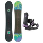 SET Placa Snowboard ENDEAVOR - BOD 2026 + Legaturi Snowboard UNION Unisex 2027 NEO Black