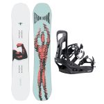 SET Placa Snowboard ENDEAVOR - Ranger 2026 + Legaturi Snowboard BURTON - Men's - FREESTYLE Black W27