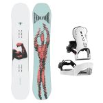 SET Placa Snowboard ENDEAVOR - Ranger 2026 + Legaturi Snowboard CLEW Independence 1.0 2027 - White