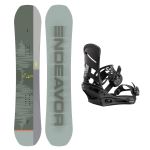 SET Placa Snowboard ENDEAVOR - Ranger QSL 2025 + Legaturi Snowboard BURTON - Men's - MISSION Black W27