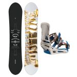 SET Placa Snowboard ENDEAVOR - Rover 2026 + Legaturi Snowboard BURTON - Men's - MALAVITA Warm Gray W27
