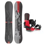 SET Placa Snowboard ENDEAVOR - Sentinal 2026 + Legaturi Snowboard UNION Men's 2027 CONTACT Red