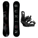 SET Placa Snowboard BURTON - CULTIVATOR Flat Top DARK MIST 2027 + Legaturi Snowboard BURTON - Women's - CITIZEN Black W27