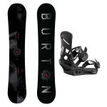 SET Placa Snowboard BURTON - CULTIVATOR Flat Top DARK MIST 2027 + Legaturi Snowboard BURTON - Men's - MISSION Black W27