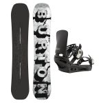 SET Placa Snowboard BURTON - Men's - CUSTOM X Camber 2027 + Legaturi Snowboard BURTON - Men's - CARTEL Black W27