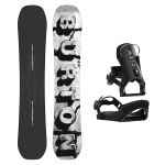SET Placa Snowboard BURTON - Men's - CUSTOM X Camber 2027 + Legaturi Snowboard CLEW Independence 1.0 2027 - Black