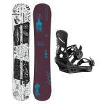 SET Placa Snowboard BURTON - REWIND PurePop Camber 2027 + Legaturi Snowboard BURTON - Men's - MISSION Black W27