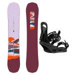 SET Placa Snowboard BURTON - SPELLBINDER PurePop Camber HORIZON 2027 + Legaturi Snowboard BURTON - Women's - CITIZEN Black W27