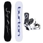 SET Placa Snowboard BURTON - SPELLBINDER PurePop Camber SERPENT 2027 + Legaturi Snowboard BURTON - Men's - CARTEL Skeleton Snake W27