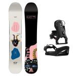 SET Placa Snowboard CAPiTA - AERONAUT WIDE 2027 - 158W + Legaturi Snowboard CLEW Independence 1.0 2027 - Black