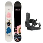SET Placa Snowboard CAPiTA - AERONAUT WIDE 2027 - 158W + Legaturi Snowboard UNION Men's 2027 FORCE TEAM Black