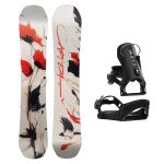 SET Placa Snowboard CAPiTA - BIRDS OF A FEATHER 2027 + Legaturi Snowboard CLEW Independence 1.0 2027 - Black