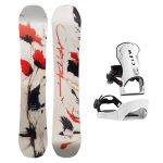 SET Placa Snowboard CAPiTA - BIRDS OF A FEATHER 2027 + Legaturi Snowboard CLEW Independence 1.0 2027 - White