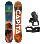 SET Placa Snowboard CAPiTA - D.O.A. 2027 + Legaturi Snowboard CLEW Independence 1.0 2027 - Black