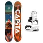 SET Placa Snowboard CAPiTA - D.O.A. 2027 + Legaturi Snowboard CLEW Independence 1.0 2027 - White