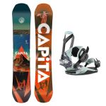 SET Placa Snowboard CAPiTA - D.O.A. 2027 + Legaturi Snowboard UNION Unisex 2027 FALCOR Glacier Shadow