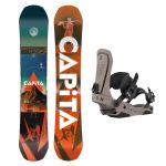 SET Placa Snowboard CAPiTA - D.O.A. 2027 + Legaturi Snowboard UNION Men's 2027 FORCE Brown