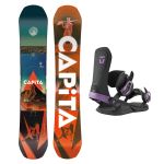 SET Placa Snowboard CAPiTA - D.O.A. 2027 + Legaturi Snowboard UNION Unisex 2027 NEO Black