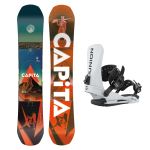 SET Placa Snowboard CAPiTA - D.O.A. 2027 + Legaturi Snowboard UNION Men's 2027 STR Grey