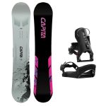 SET Placa Snowboard CAPiTA - MEGA MERCURY 2027 - 157 + Legaturi Snowboard CLEW Independence 1.0 2027 - Black