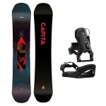 SET Placa Snowboard CAPiTA - SUPER D.O.A. 2027 + Legaturi Snowboard CLEW Independence 1.0 2027 - Black