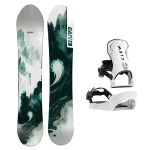 SET Placa Snowboard CAPiTA - THE NAVIGATOR 2027 - 167 + Legaturi Snowboard CLEW Independence 1.0 2027 - White
