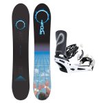 SET Placa Snowboard ENDEAVOR - Apollo 2026 160 Wide + Legaturi Snowboard BURTON - Men's - CARTEL Skeleton Snake W27