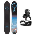 SET Placa Snowboard ENDEAVOR - Apollo 2026 160 Wide + Legaturi Snowboard CLEW Independence 1.0 2027 - Black