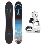 SET Placa Snowboard ENDEAVOR - Apollo 2026 160 Wide + Legaturi Snowboard CLEW Independence 1.0 2027 - White