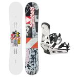 SET Placa Snowboard ENDEAVOR - Live 2026 155 + Legaturi Snowboard BURTON - Men's - MISSION White/Silver W27