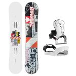 SET Placa Snowboard ENDEAVOR - Live 2026 155 + Legaturi Snowboard CLEW Independence 1.0 2027 - White