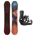 SET Placa Snowboard ENDEAVOR - Maverick 2026 + Legaturi Snowboard BURTON - Men's - CARTEL Black W27