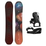 SET Placa Snowboard ENDEAVOR - Maverick 2026 + Legaturi Snowboard CLEW Independence 1.0 2027 - Black