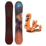 SET Placa Snowboard ENDEAVOR - Maverick 2026 + Legaturi Snowboard UNION Men's 2027 ULTRA Orange