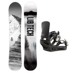 SET Placa Snowboard LIB TECH - COLD BREW 2027 + Legaturi Snowboard BURTON - Men's - CARTEL Black W27