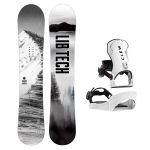 SET Placa Snowboard LIB TECH - COLD BREW 2027 + Legaturi Snowboard CLEW Independence 1.0 2027 - White