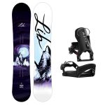 SET Placa Snowboard LIB TECH - CORTADO 2027 + Legaturi Snowboard CLEW Independence 1.0 2027 - Black