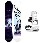 SET Placa Snowboard LIB TECH - CORTADO 2027 + Legaturi Snowboard CLEW Independence 1.0 2027 - White