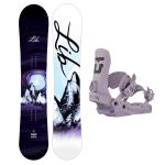 SET Placa Snowboard LIB TECH - CORTADO 2027 + Legaturi Snowboard UNION Women's 2027 TRILOGY Violet